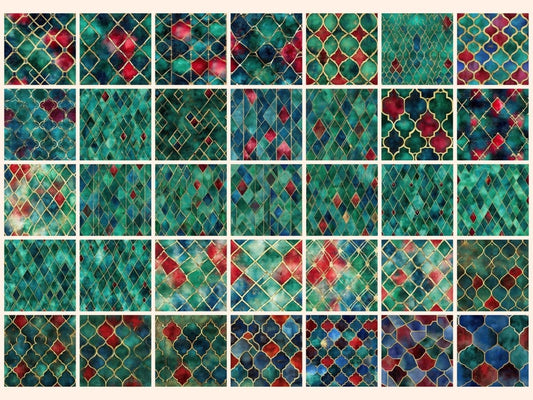 Carta Digitale Mosaic Luxe Seamless #1