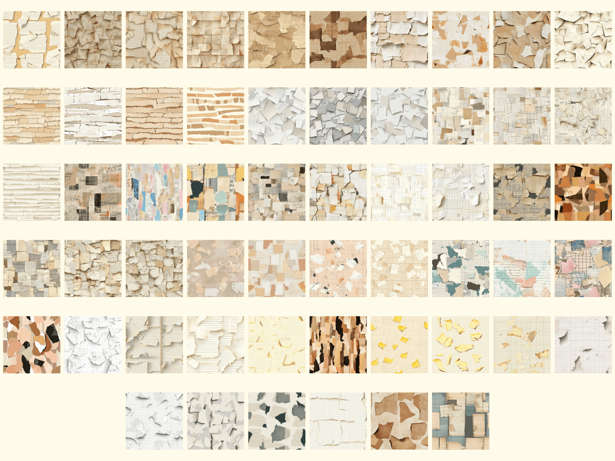 Paper Bits Digital Paper All Bundles Backgrounds Digital Paper - WondersArtist