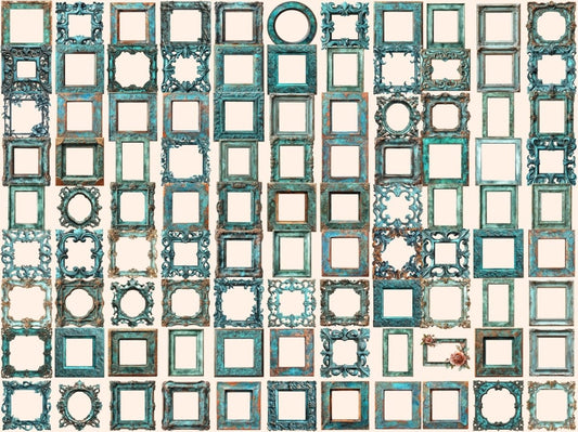 Clipart Acquerello Cornici Patina