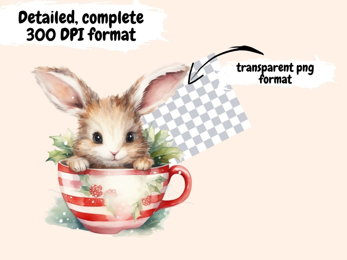 Peppermint Tea Watercolor Clipart christmas clipart - Wonders Artist