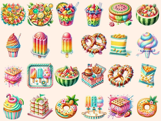 Havuz Atıştırmalıkları Clipart