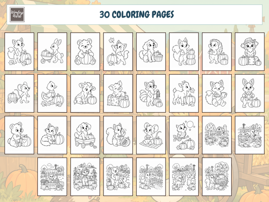 Pumpkin Patch Adventures Coloring Book