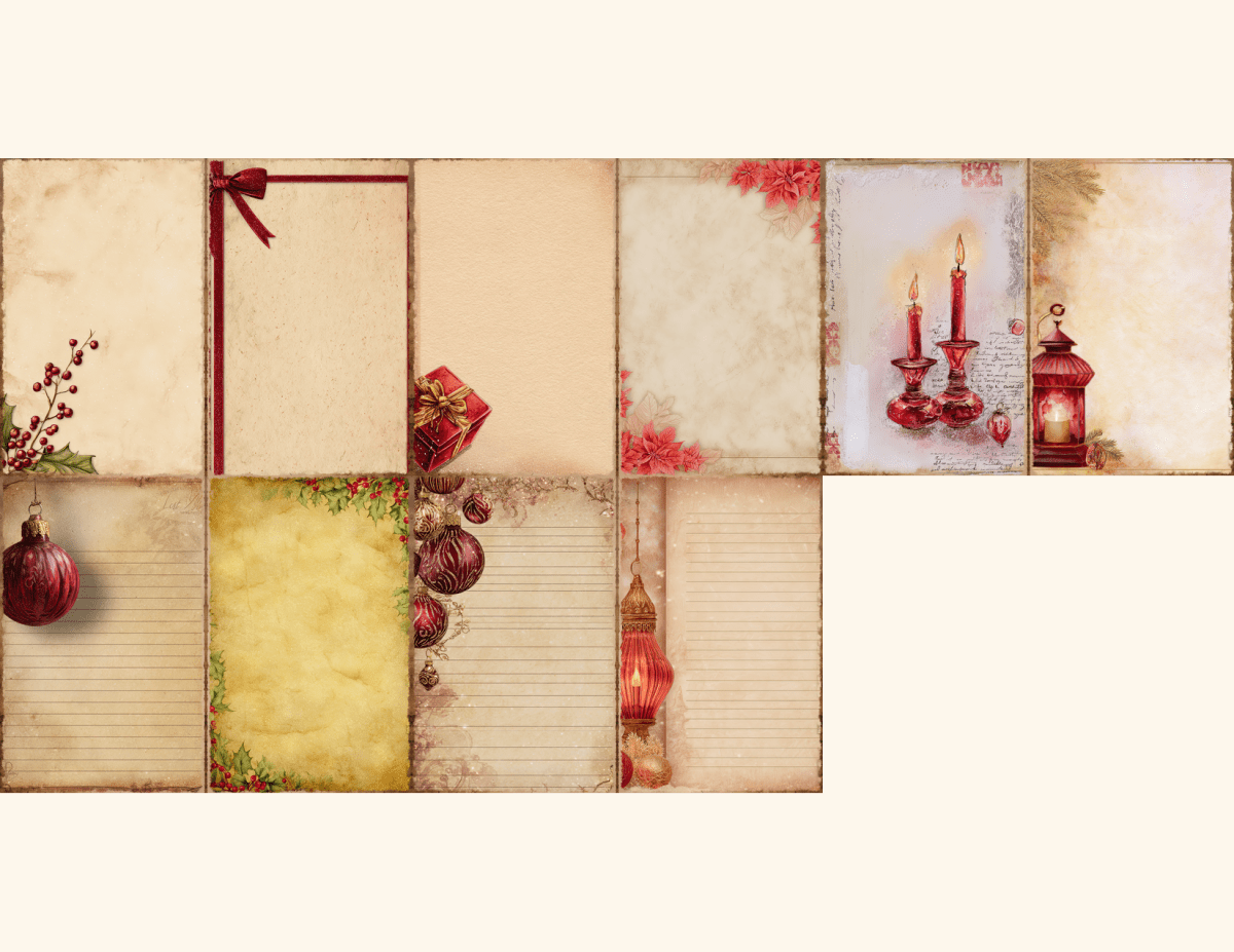 Ruby Christmas Journal Pages All Bundles Journal Pages new bundles all - WondersArtist