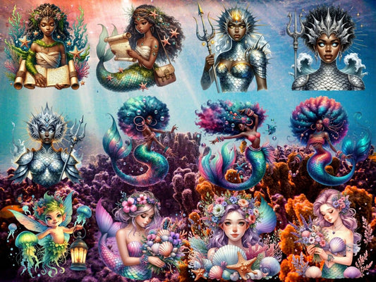 Siren's Garden Clipart (LIMITED EDITION)