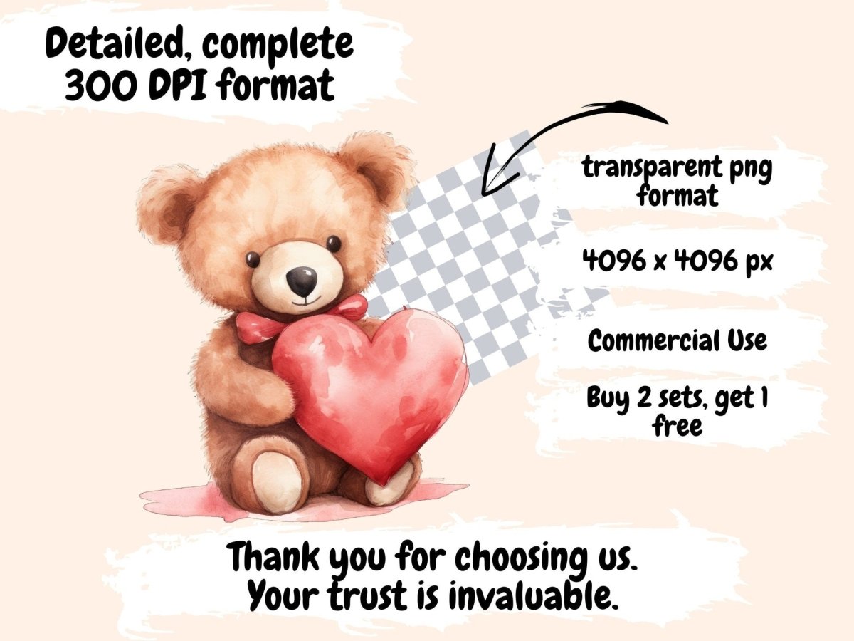 St. Valentine's Day Watercolor Clipart 14 february clipart - Wonders Artist