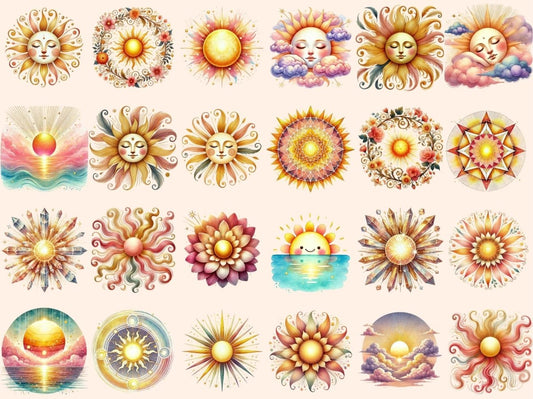 Clipart Brillo Solar