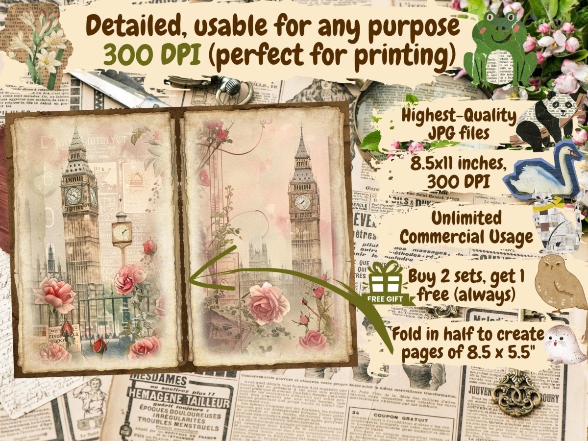 Travel Journal Pages (P5) Adventure Pages - Wonders Artist