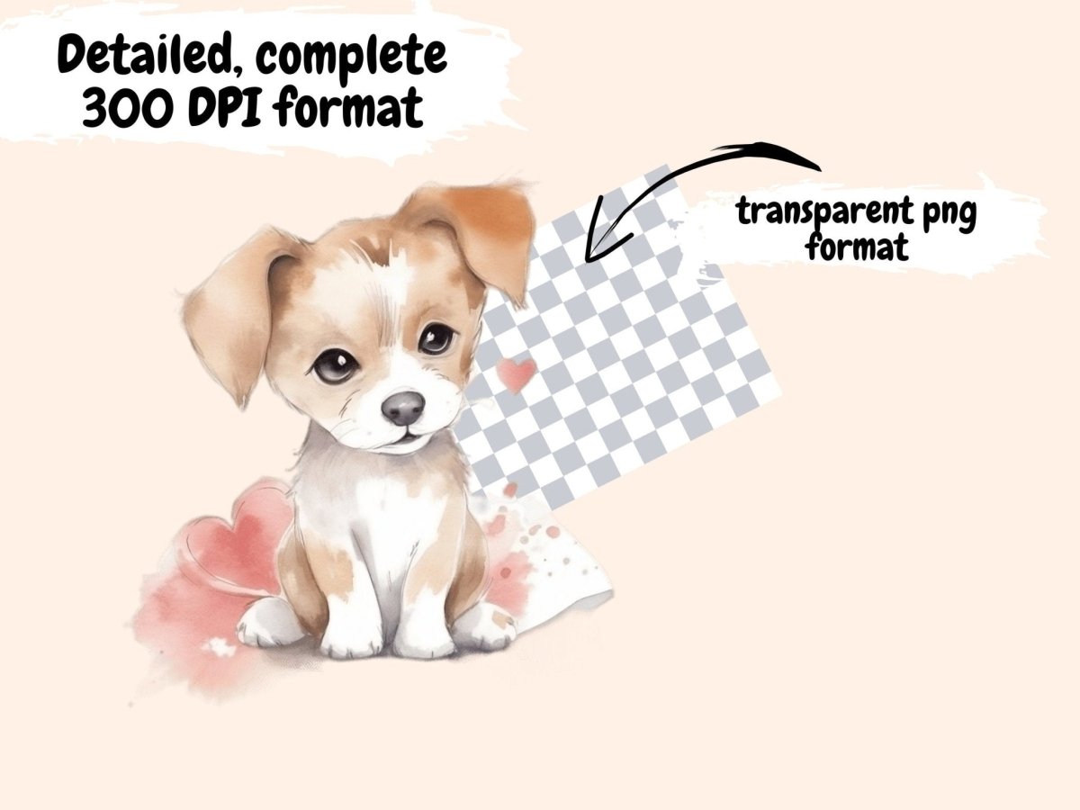 Watercolor Puppies Clipart animals clipart - Wonders Artist