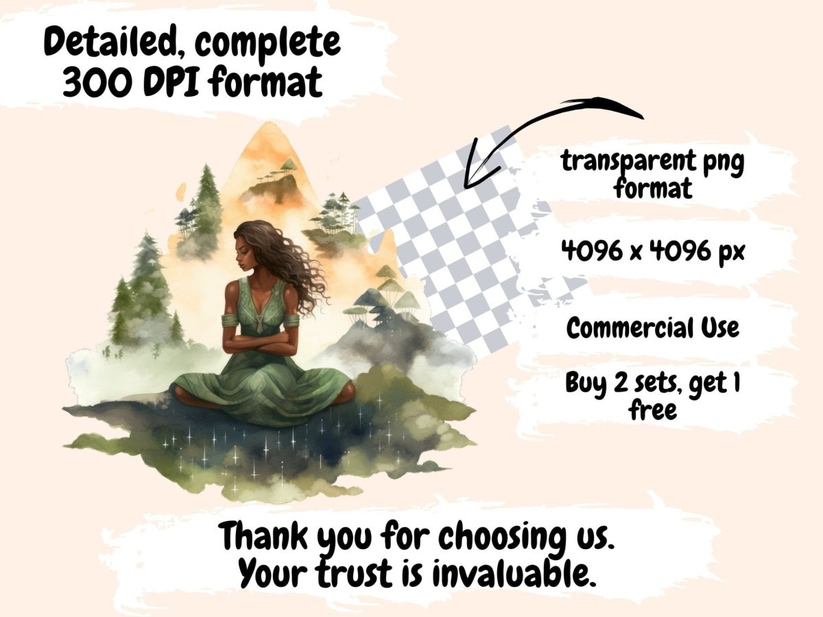 Yoga Watercolor Clipart cute yoga clipart - Wonders Artist