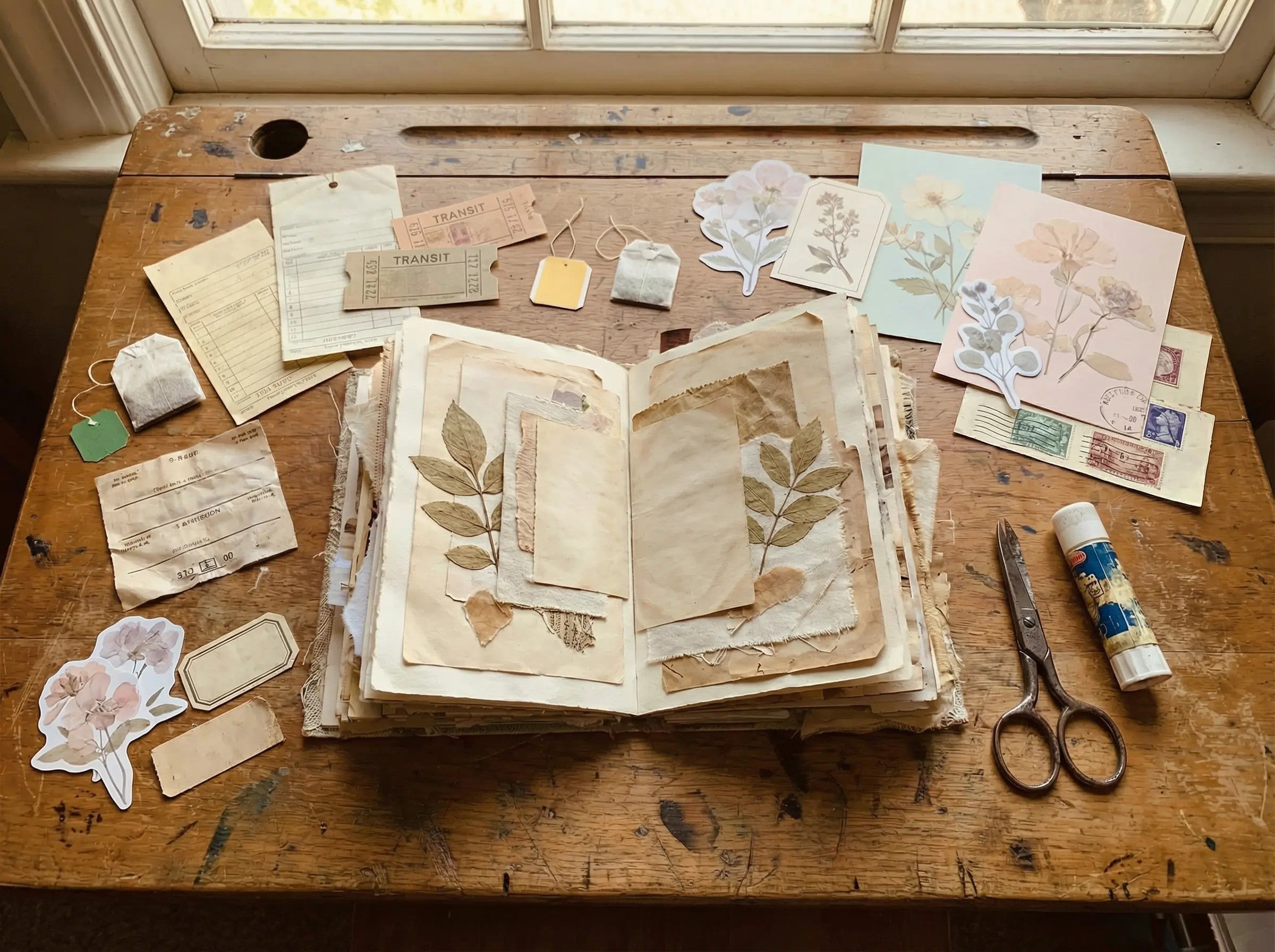 What Counts as ‘Junk’ in a Junk Journal? Safe Everyday Items to Use ...