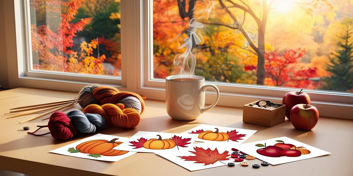 Easy Fall Crafts with Digital Clipart - WondersArtist