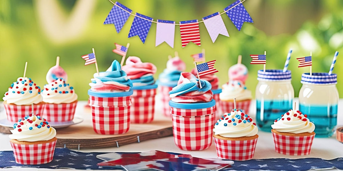 Fourth of July DIY Decorations with Digital Clipart - WondersArtist