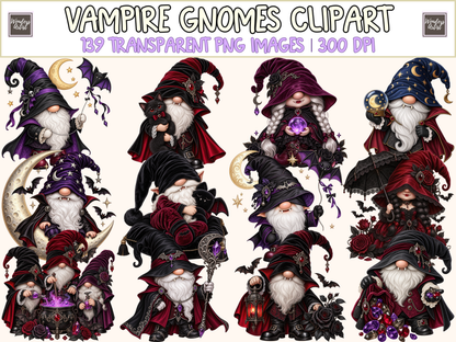 Vampire Gnomes Clipart — cover