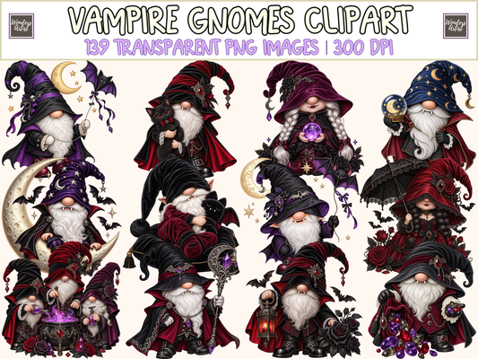 Vampire Gnomes Clipart — cover