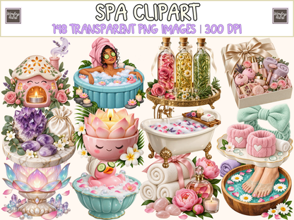 Spa Clipart — cover