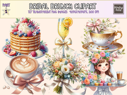 Bridal Brunch Clipart