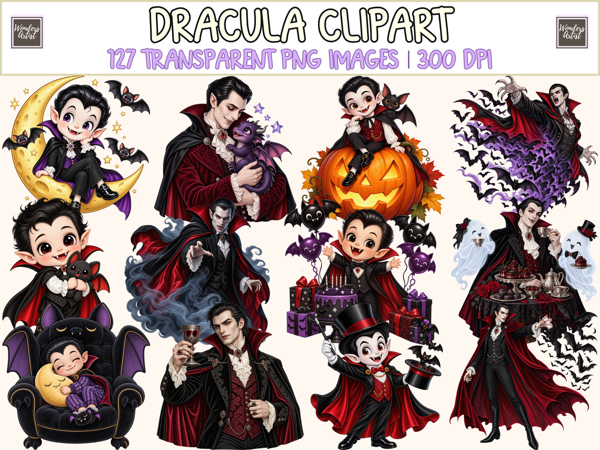 Dracula Clipart — cover