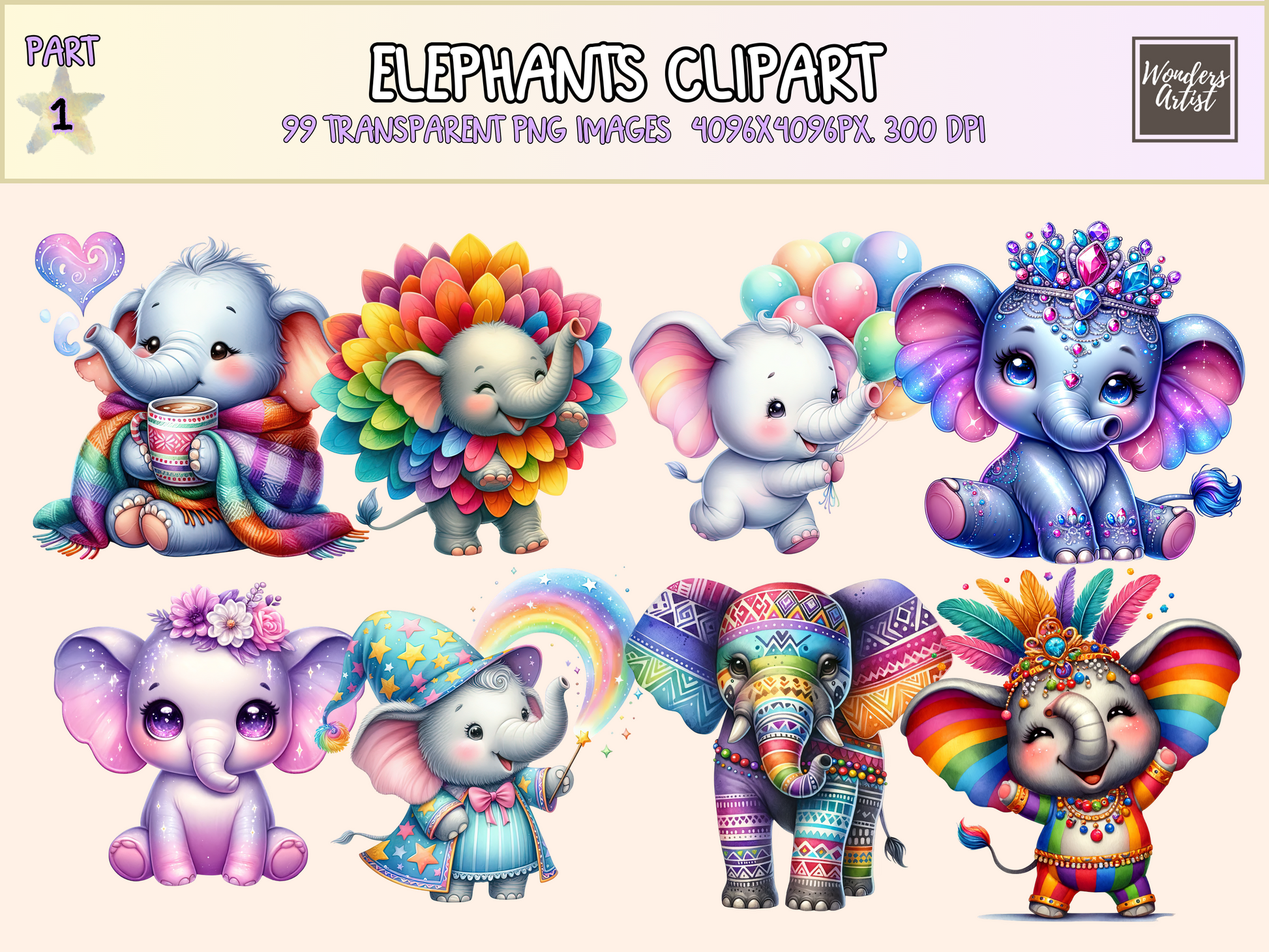 Elephants Clipart