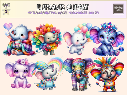 Elephants Clipart