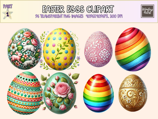 Easter Eggs Clipart