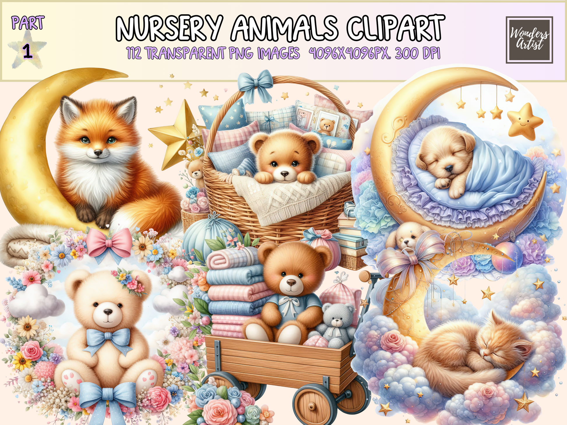 Nursery Animals Clipart