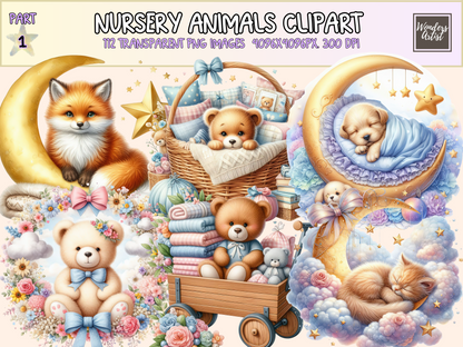 Nursery Animals Clipart