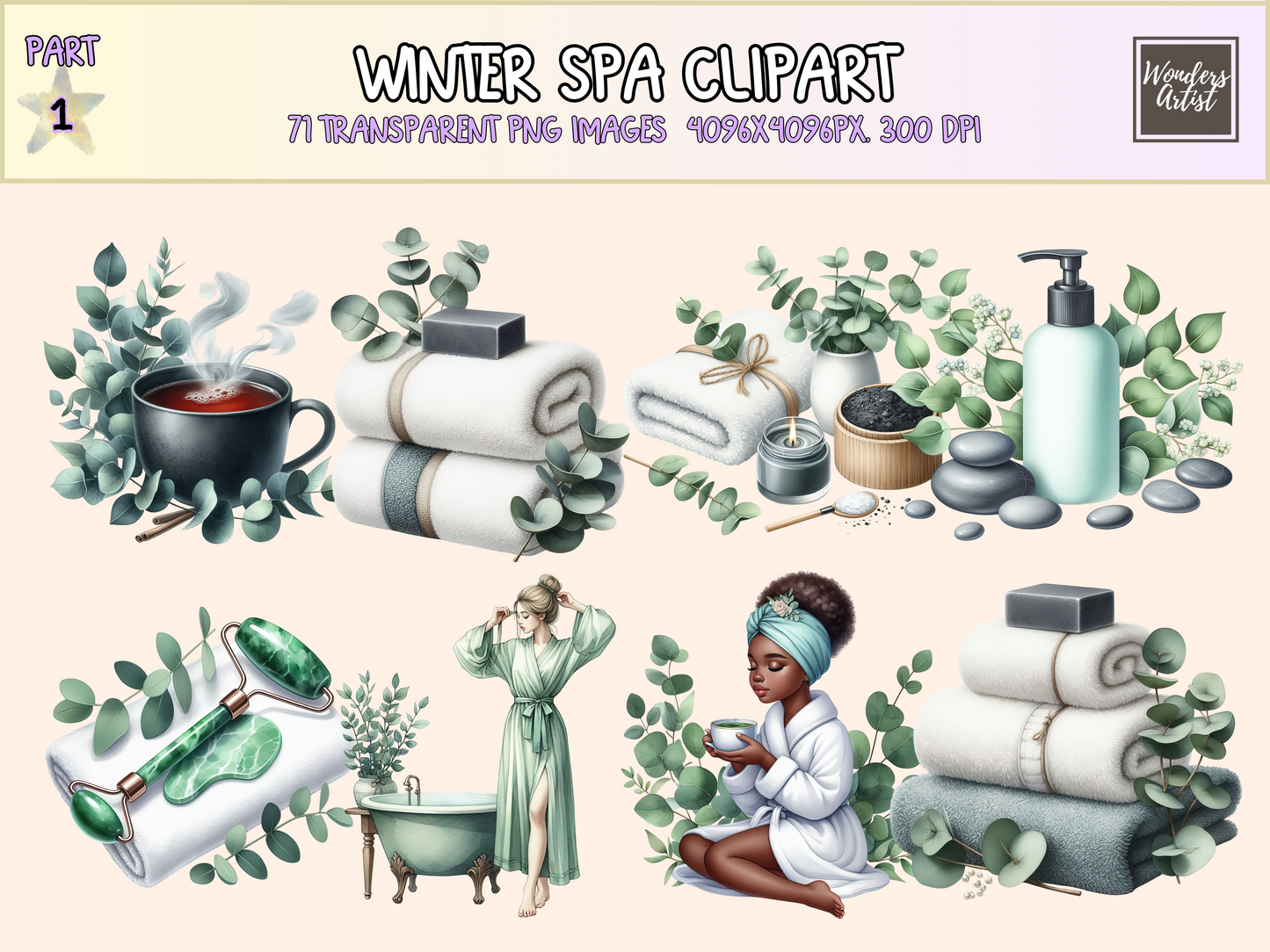 Winter Spa Clipart