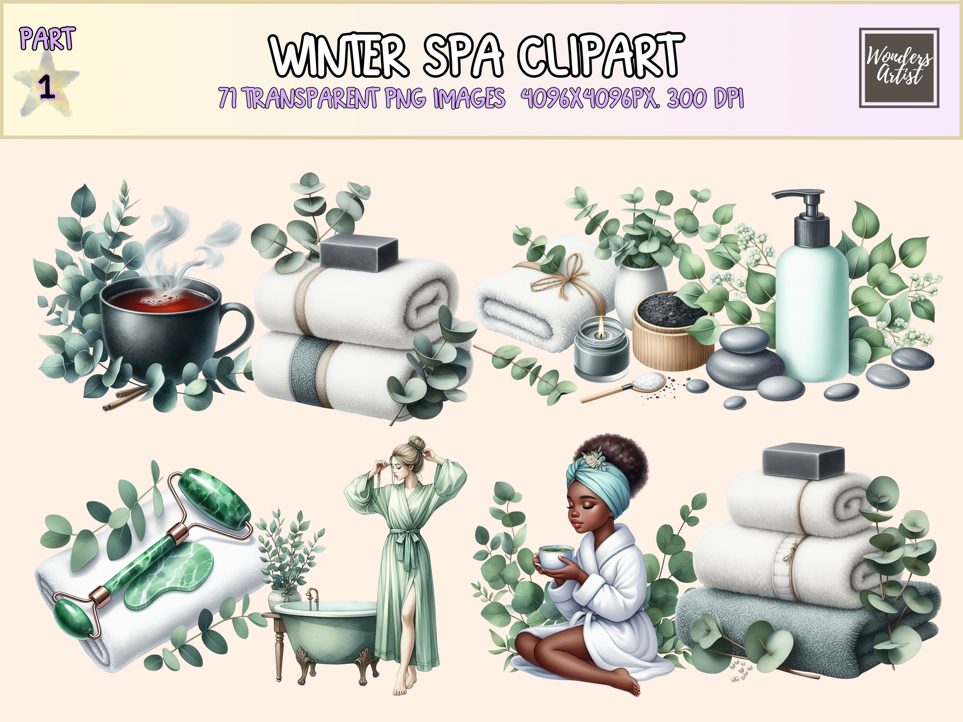 Winter Spa Clipart