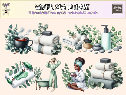 Winter Spa Clipart