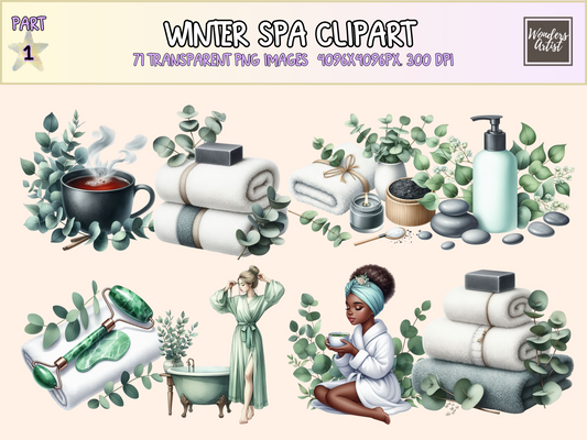 Winter Spa Clipart