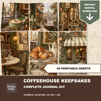 Coffeehouse Keepsakes Journal Kit — listing image 1