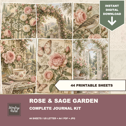 Rose & Sage Garden Journal Kit — listing image 1