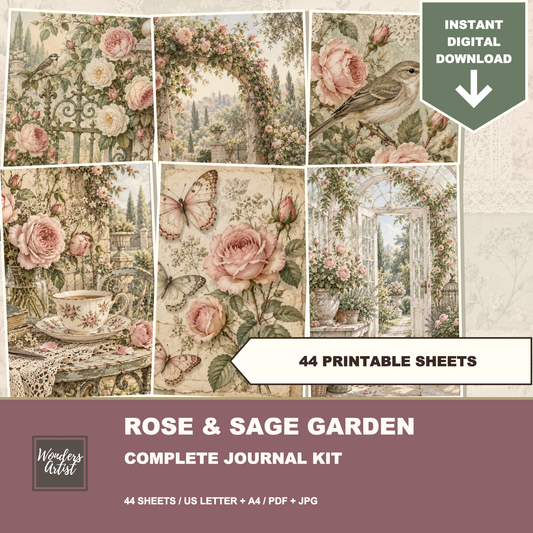 Rose & Sage Garden Journal Kit — listing image 1