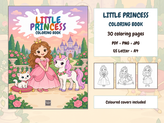 Little Princess Coloring Book — LITTLE PRINCESS COLORING BOOK