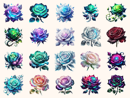 Fantasy Roses Clipart