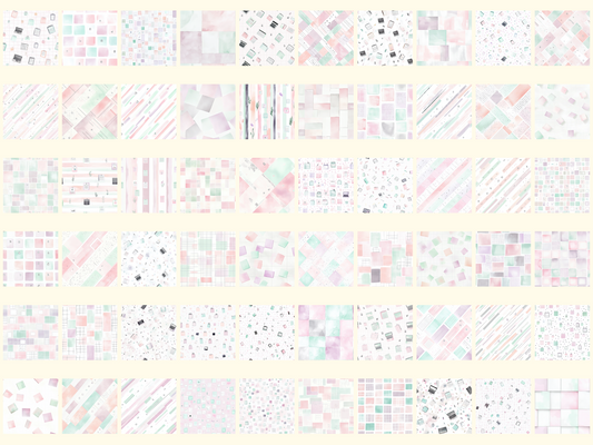 Pastel Office Digital Paper