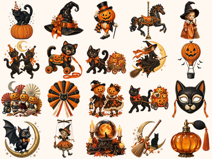 Vintage Halloween Clipart