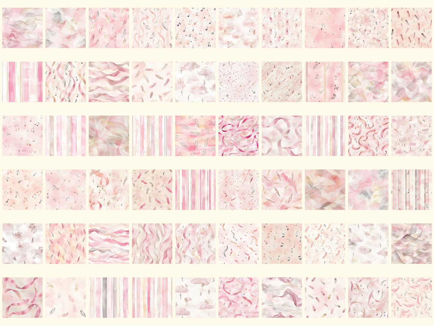 Ballet Studio Digital Paper