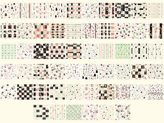 Cherry Kitchen Digital Paper