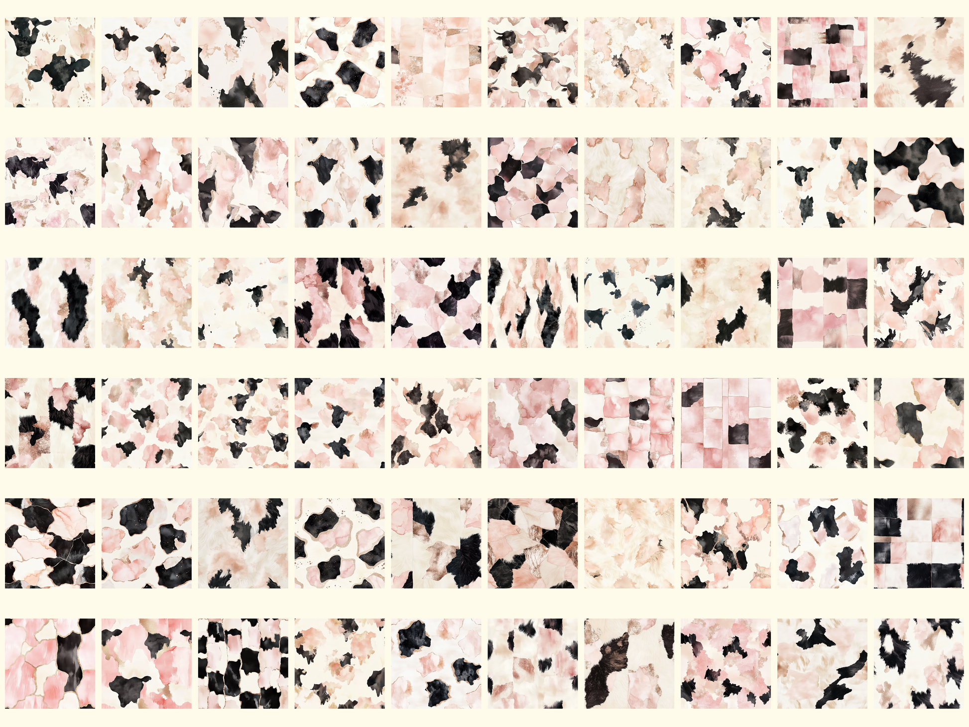 Glam Cowhide Digital Paper