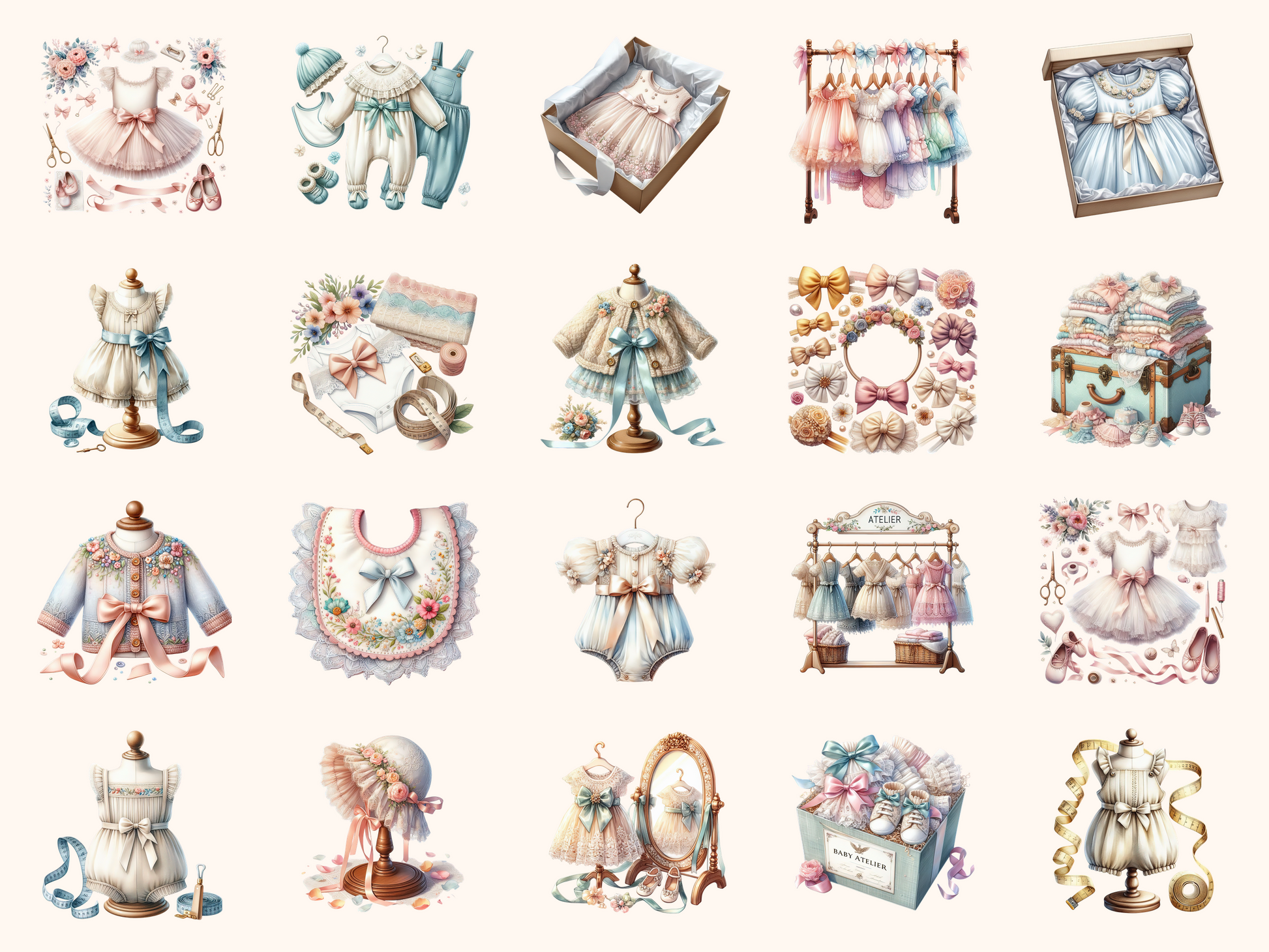 Baby Atelier Clipart