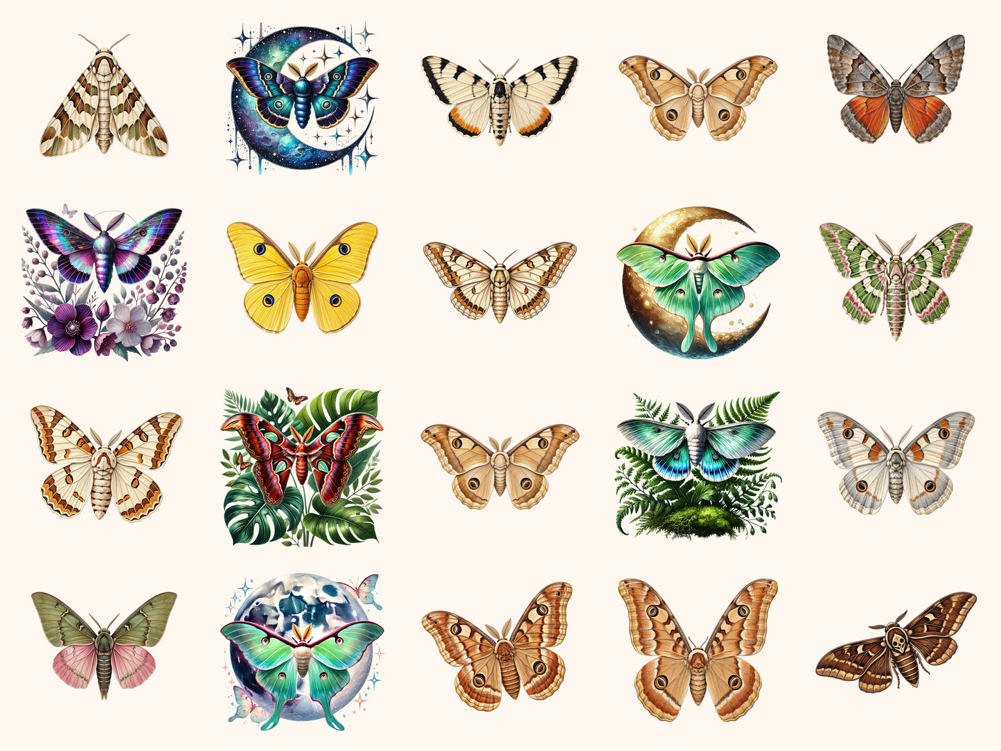 Moths Clipart