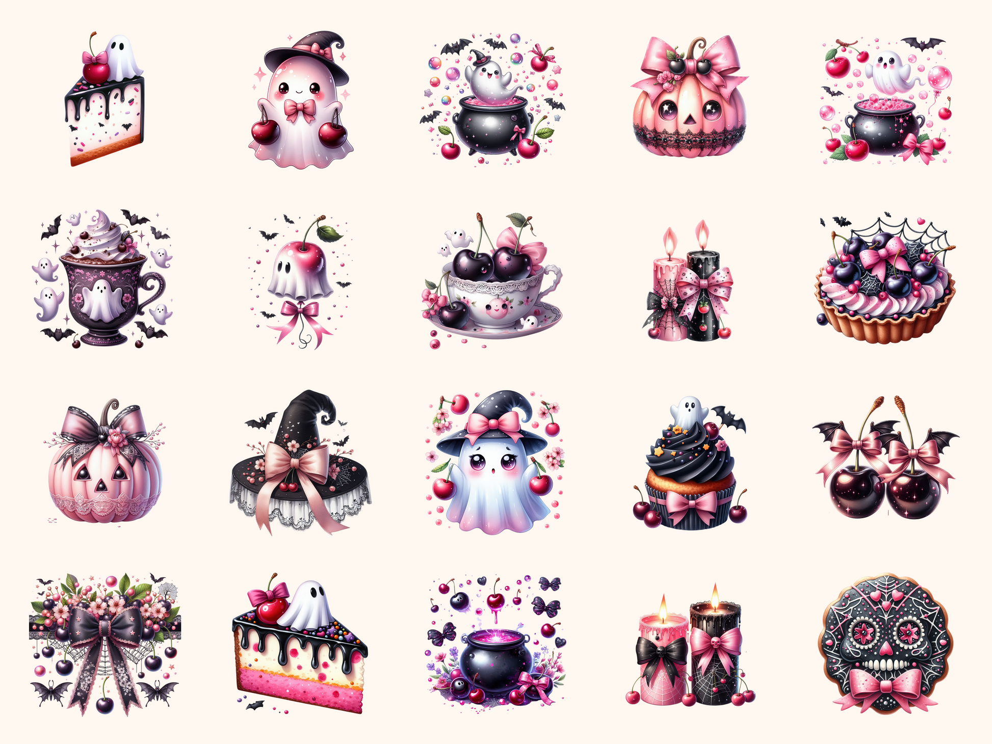 Cherry Halloween Clipart
