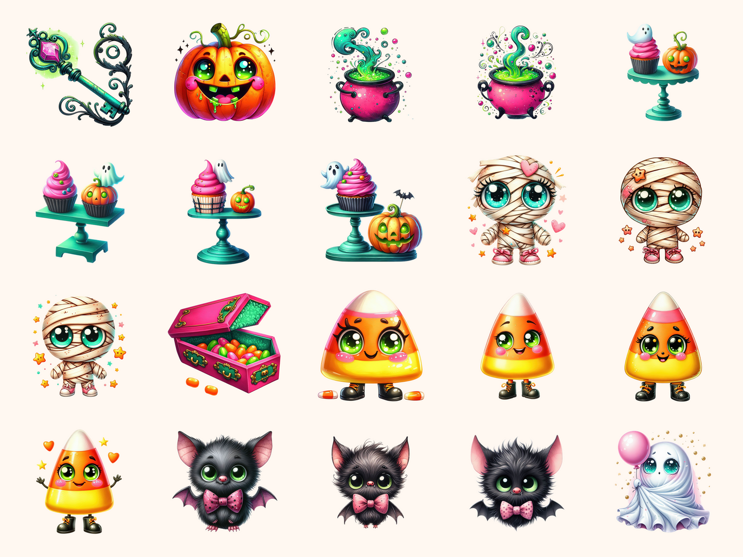Whimsy Halloween Clipart