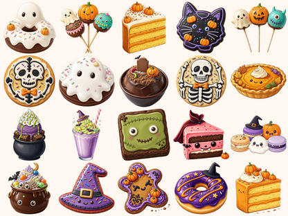 Halloween Desserts Clipart