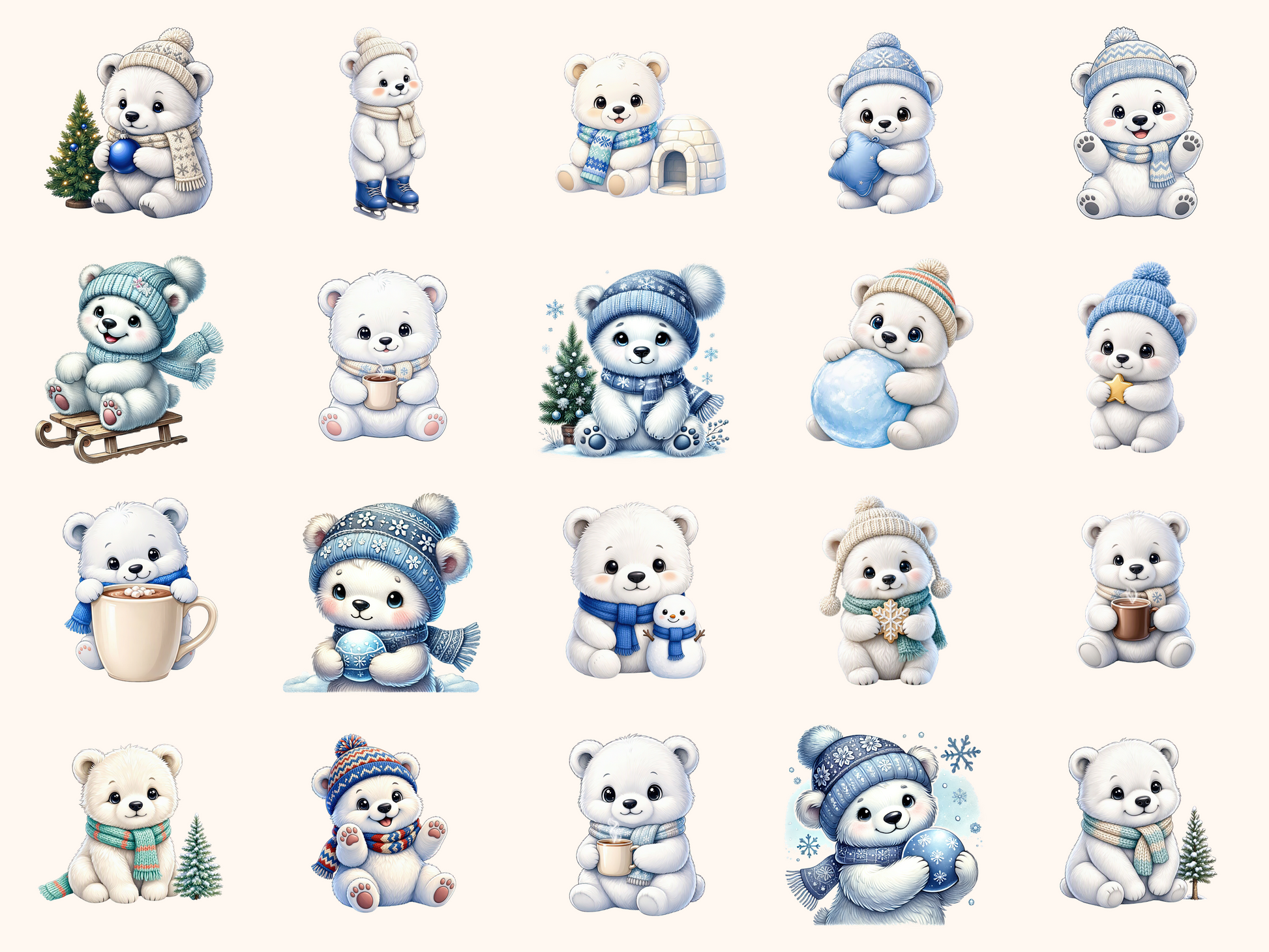 Polar Bears Clipart