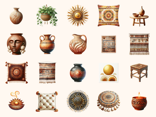 Afrohemian Clipart
