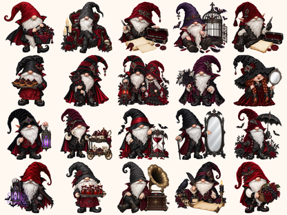 Vampire Gnomes Clipart — listing preview 1