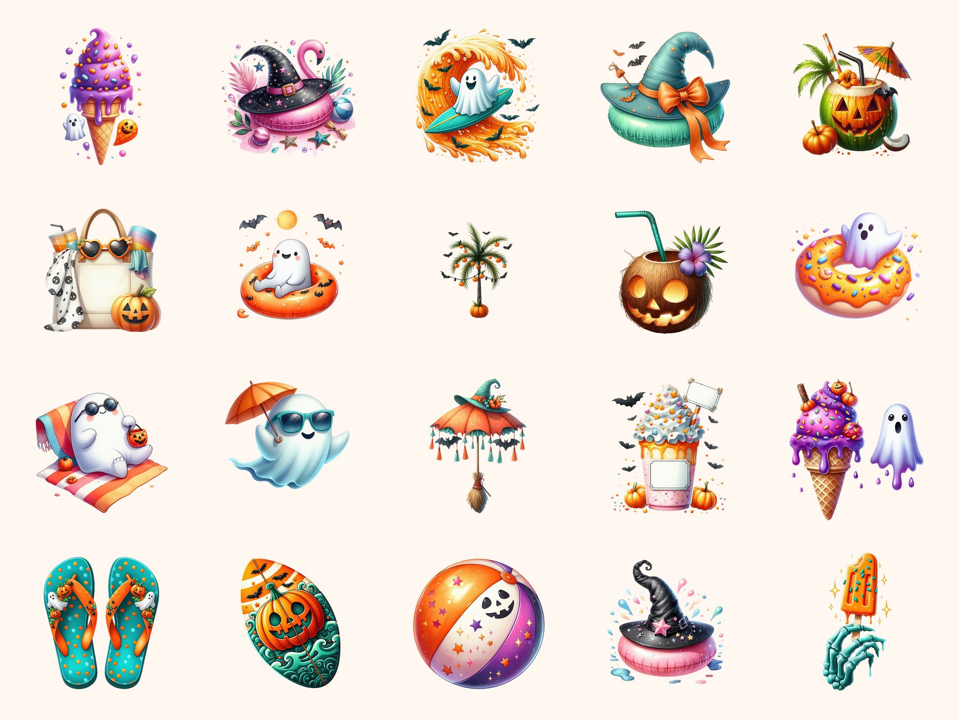 Summerween Clipart