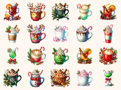 Christmas Drinks Clipart